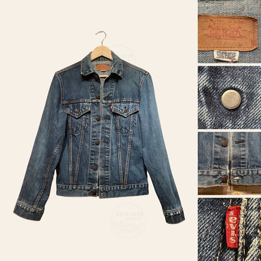RARE Levi’s 70505 Type III Denim Jacket | 1971–1973 Small e 525 Valencia USA